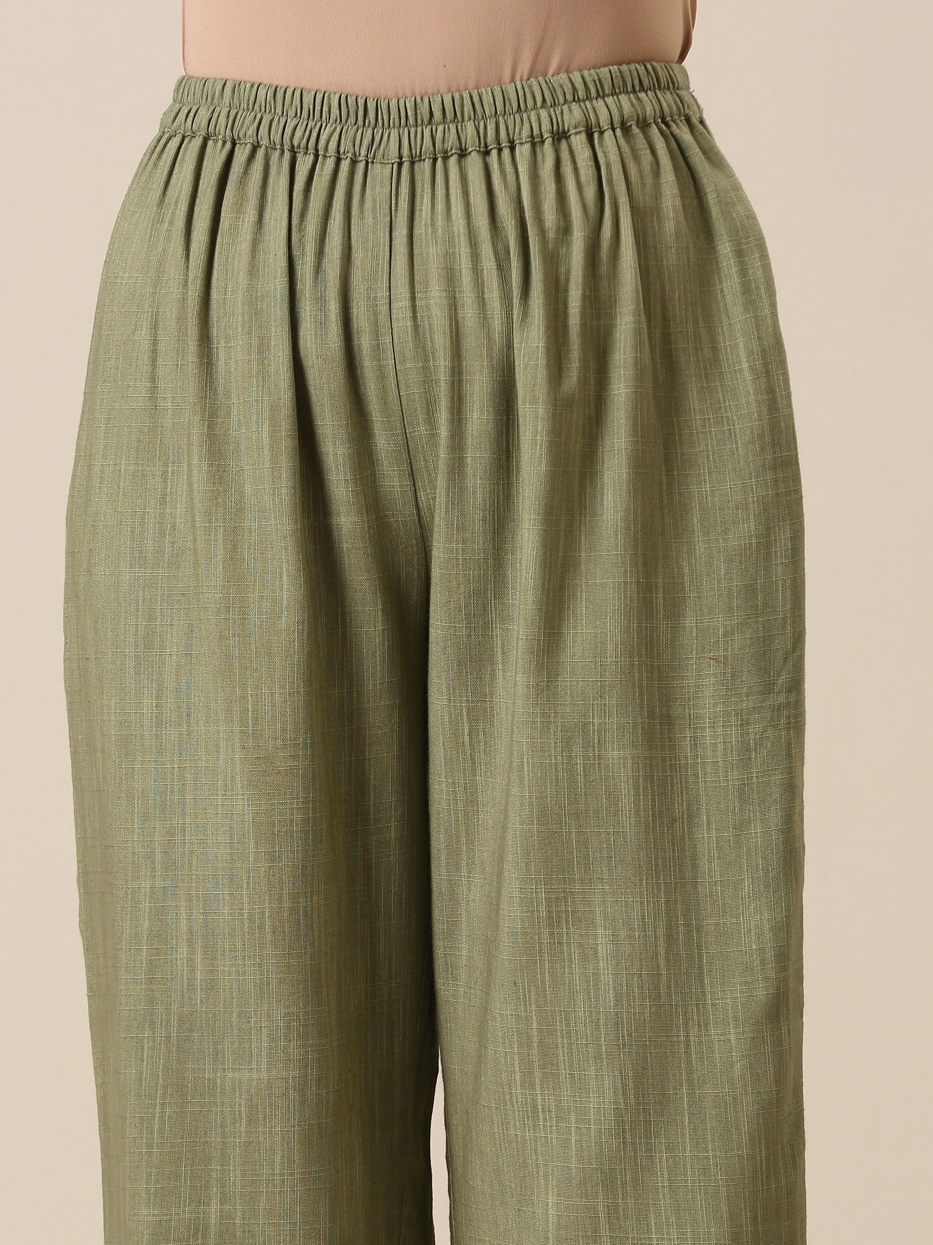 trueBrowns Sage Slub Textured Short Co-Ord Set - Distacart