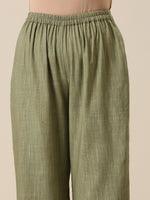 Thumbnail for trueBrowns Sage Slub Textured Short Co-Ord Set - Distacart