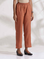 Thumbnail for trueBrowns Rust Slub Co-ord Set - Distacart