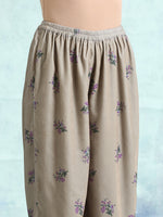 Thumbnail for trueBrowns Sage Printed Velvet Co-Ord Set - Distacart