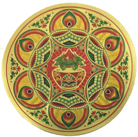 Thumbnail for Stickerbazaar Micro Golden Embossing Rangoli Stickers