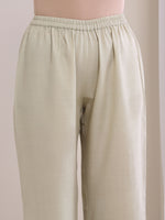 Thumbnail for trueBrowns Light Grey Slub Co-Ord Set - Distacart