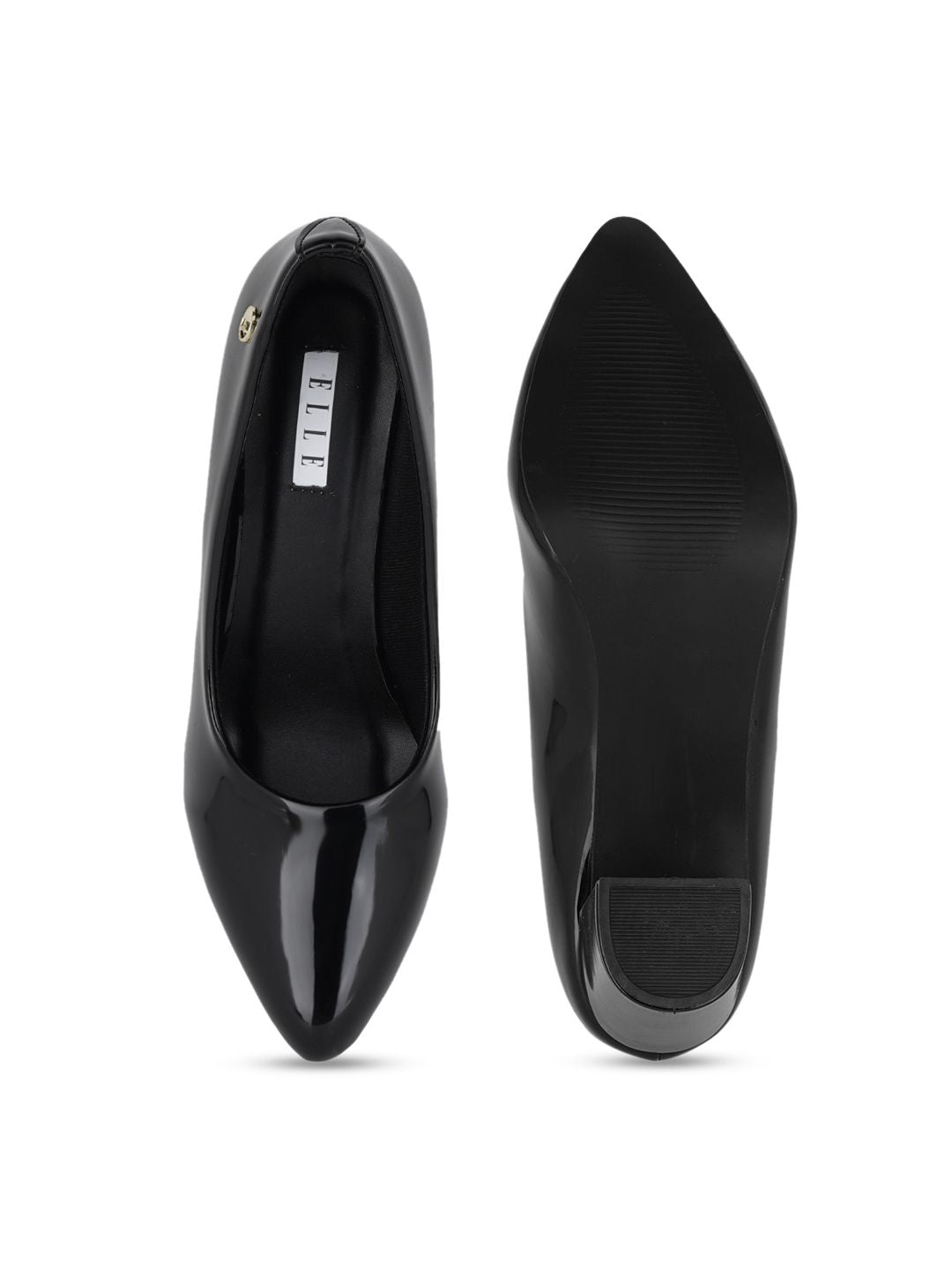 ELLE Women Pointed Toe Block Pumps