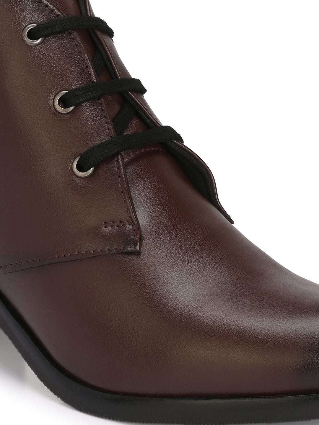 Delize Women Mid Top Block Heel Derby Regular Boots