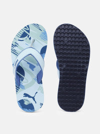 Thumbnail for Puma Women Terra Colourblocked & Brand Logo Print Thong Flip-Flops