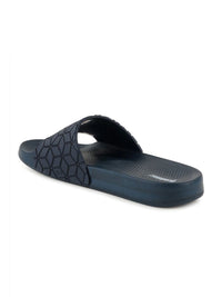 Thumbnail for Roadster The Lifestyle Co. Men Navy Blue Printed Sliders