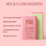 Thumbnail for PIXI On The Glow Cream Blush - Fleur - Distacart