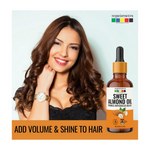 Thumbnail for Organix Mantra Sweet Almond Body Oil for Hair & Face Nourishment - Distacart