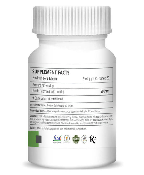 H&C Herbal Karela Tablets - Limited Time Offer - Distacart