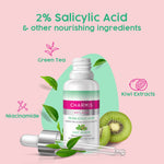 Thumbnail for Charmis Anti Acne 2% Salicylic Acid Face Serum with Green Tea & Kiwi Extracts for Clear & Glowing Skin - Distacart