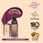 Thumbnail for Dunamiss Liliana Hydrating Lip Oil Wine Mauve Bliss