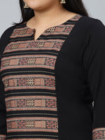 Thumbnail for Sztori Geometric Printed Straight Kurta with Pant - Distacart