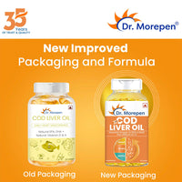 Thumbnail for Dr. Morepen Cod Liver Oil Softgels - Distacart