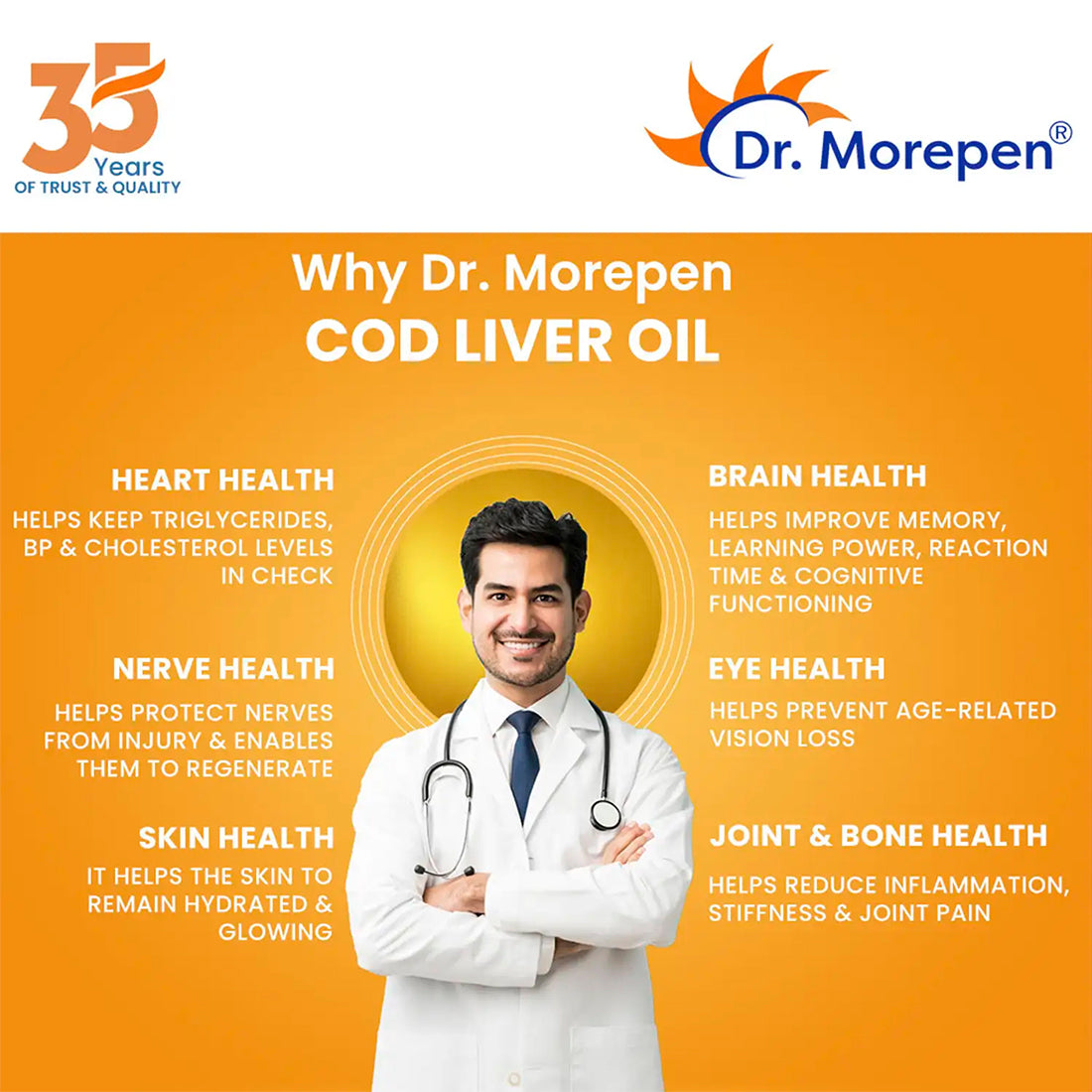 Dr. Morepen Cod Liver Oil Softgels - Distacart