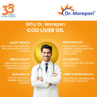 Thumbnail for Dr. Morepen Cod Liver Oil Softgels - Distacart