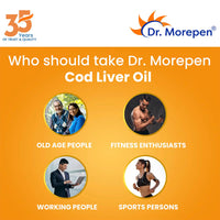Thumbnail for Dr. Morepen Cod Liver Oil Softgels - Distacart