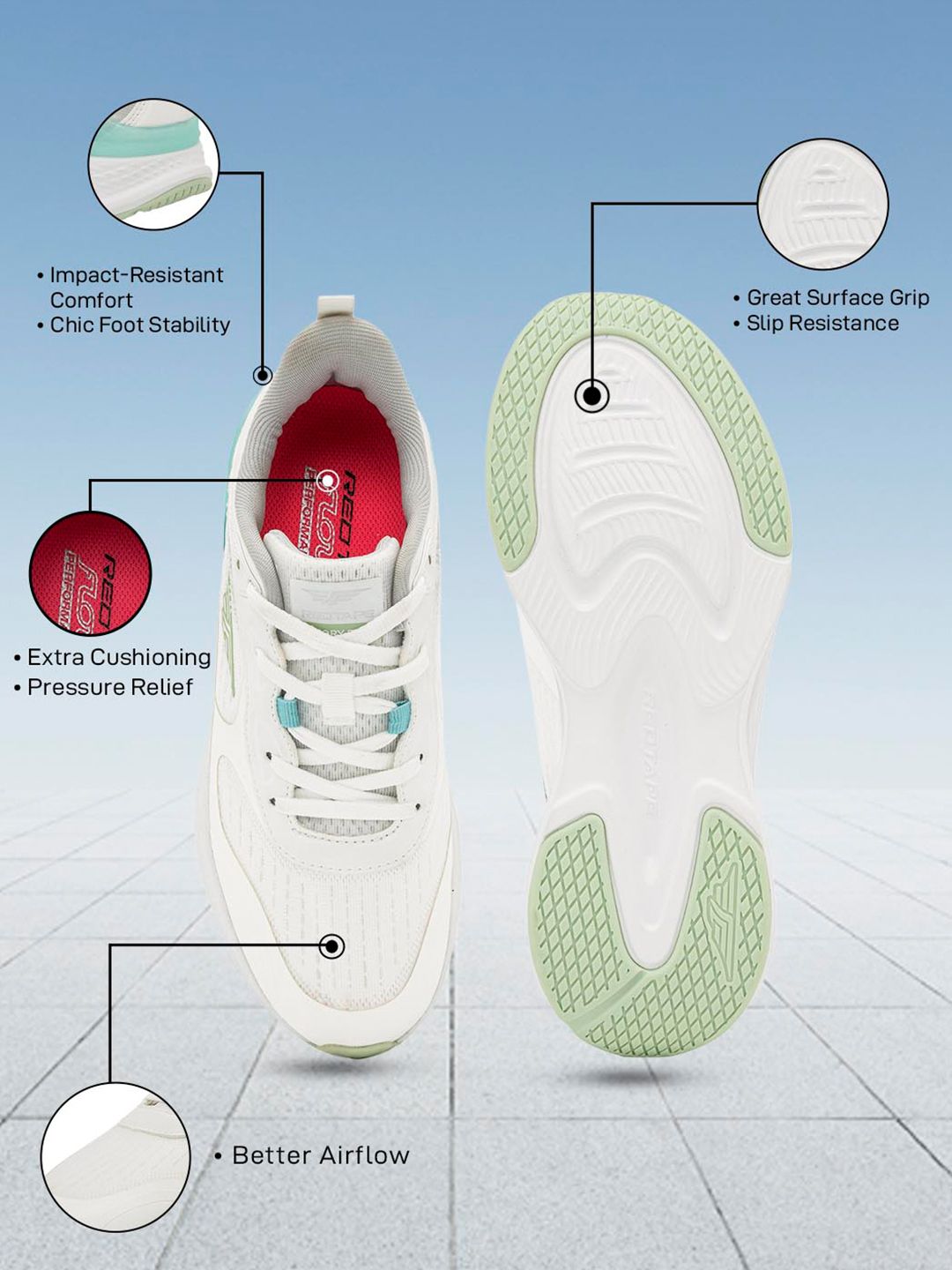 Red Tape Women Walking Sports Shoes