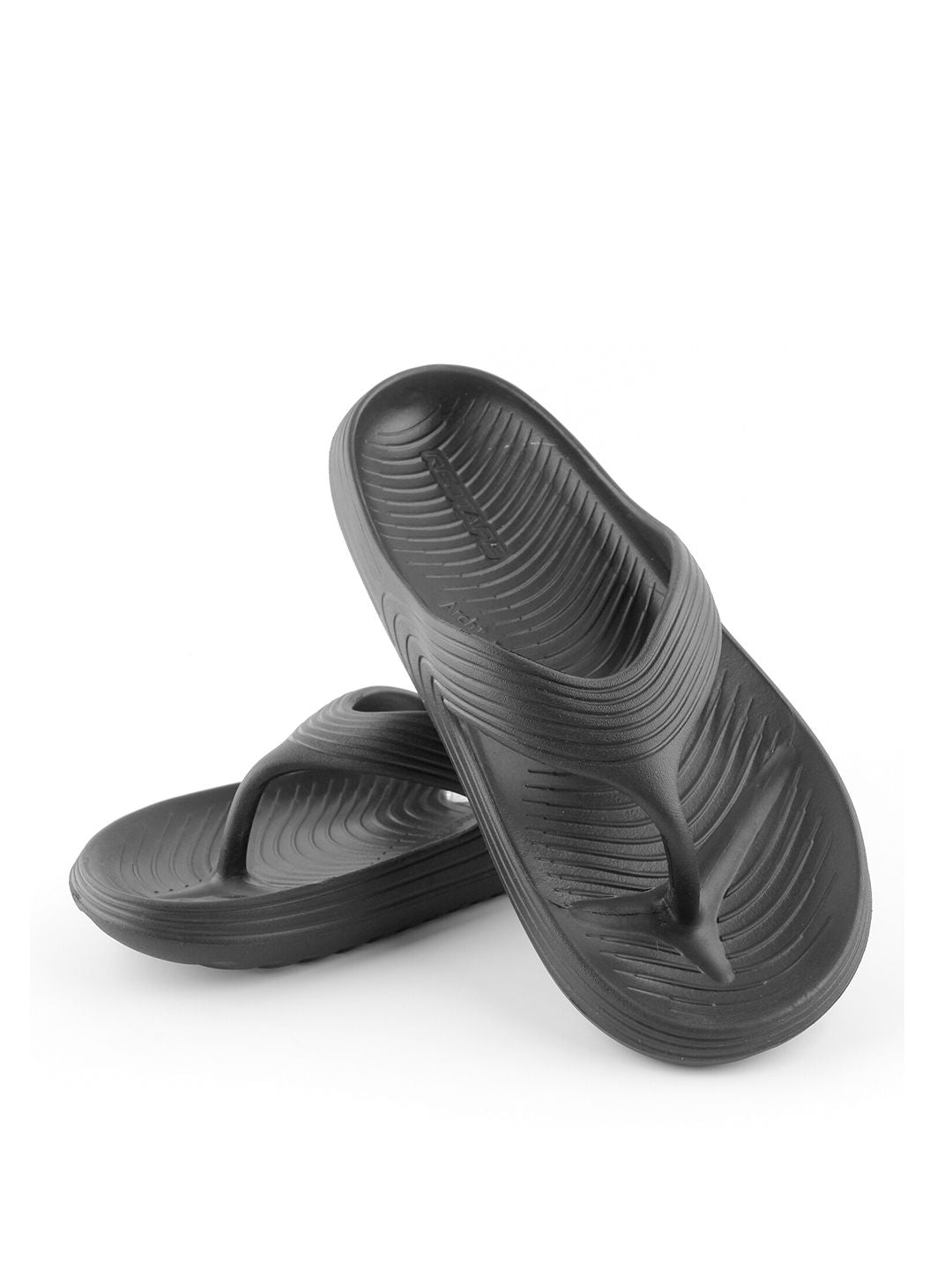 Red Tape Men Textured Thong Flip-Flops