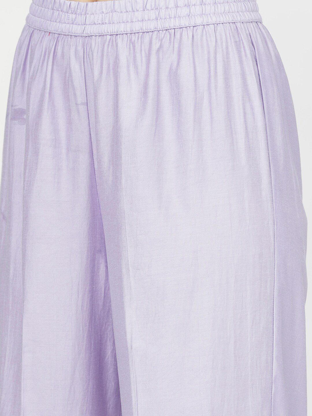 Vishudh Women Blue & Beige Floral Yoke Design Empire Kurta with Palazzos & With Dupatta - Distacart