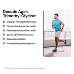Thumbnail for Decode Age TMG 98% Pure Trimethylglycine (TMG) Supplements Capsules - Distacart