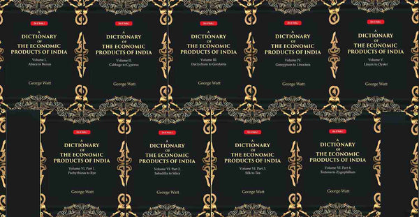 A Dictionary of the Economic Products of India 6 Vols. Set - Gyan Books - Distacart