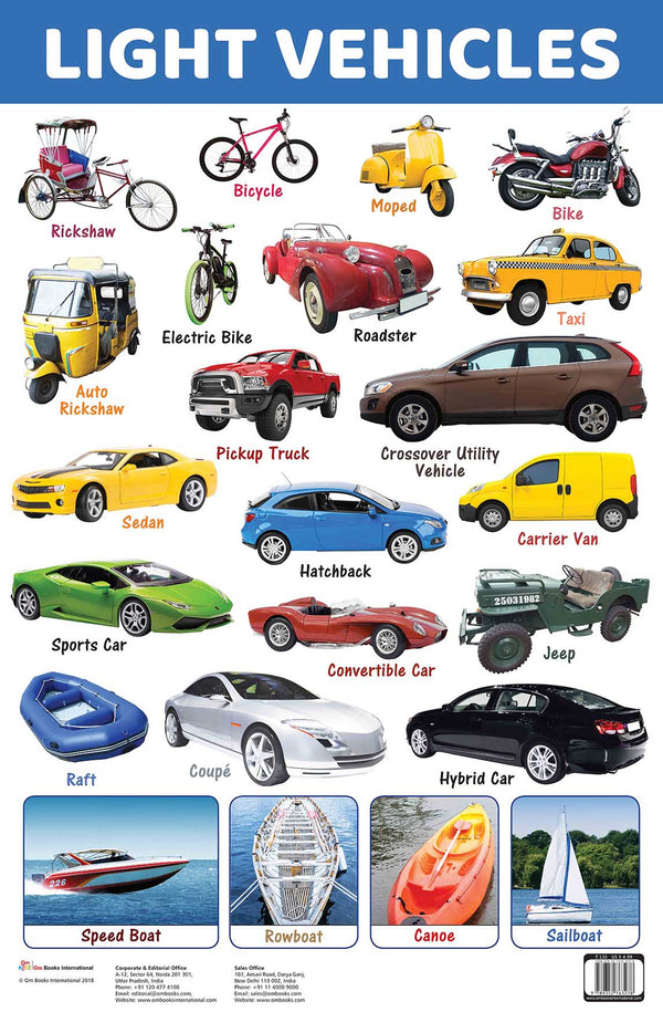 Light Vehicles : Charts - Om Books - Distacart