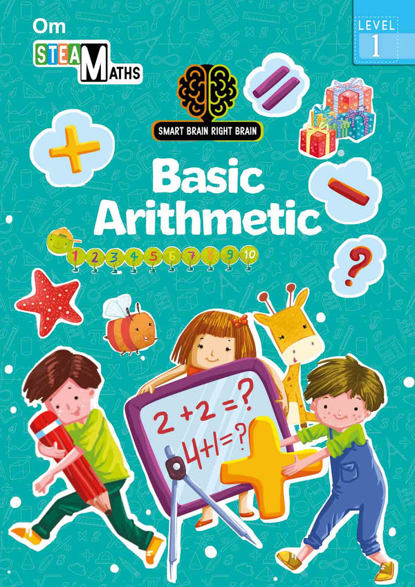 Smart Brain Right Brain Maths Level 1 : Basics Arithmetic - Om Books - Distacart