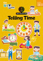 Thumbnail for Smart Brain Right Brain Maths Level 3 : Telling Time - Om Books - Distacart