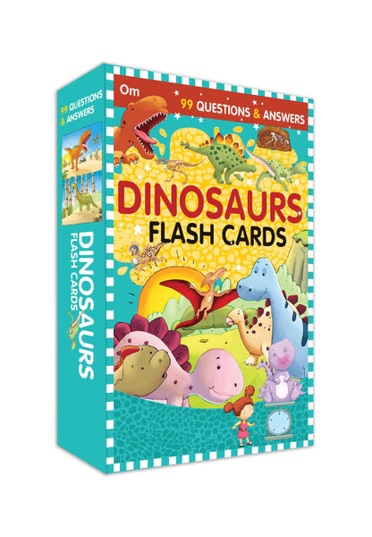 99 Question & Answers Dinosaurs Flash Cards - Om Books - Distacart