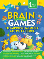 Thumbnail for Brain Games To improve Memory Activity Book Level 1_Binder 1 - Om Books - Distacart
