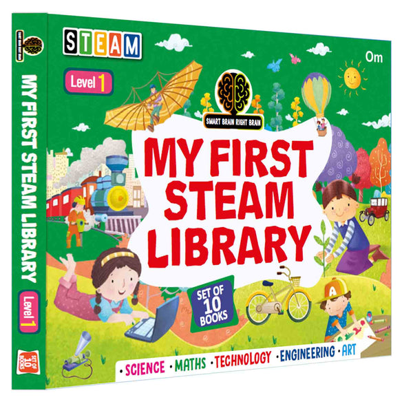 My First STEAM Library Level-1 Box - Om Books - Distacart