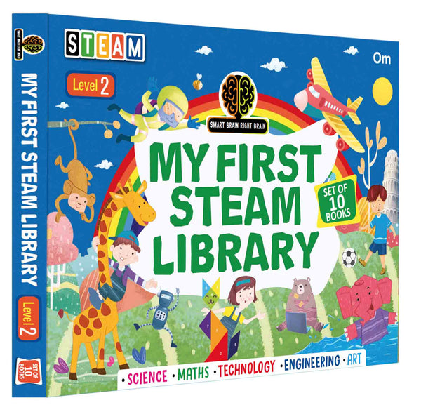 My First STEAM Library Level-2 Box - Om Books - Distacart