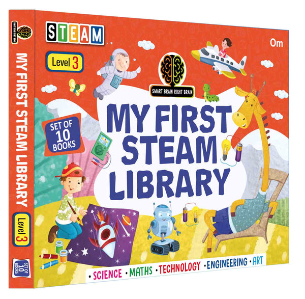 My First STEAM Library Level-3 Box - Om Books - Distacart