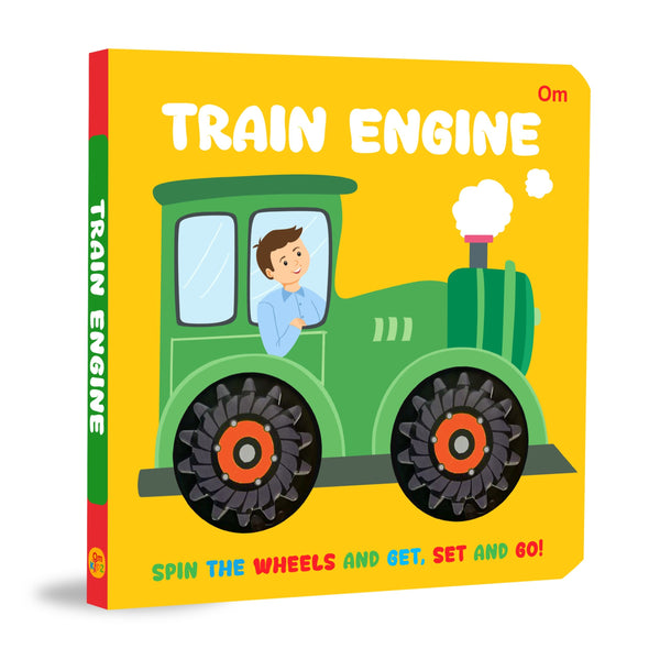 Wheel Books-Train Engine - Om Books - Distacart