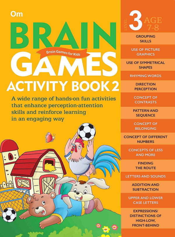 Brain Games Activity Books- 2 Level - 3 - Om Books - Distacart