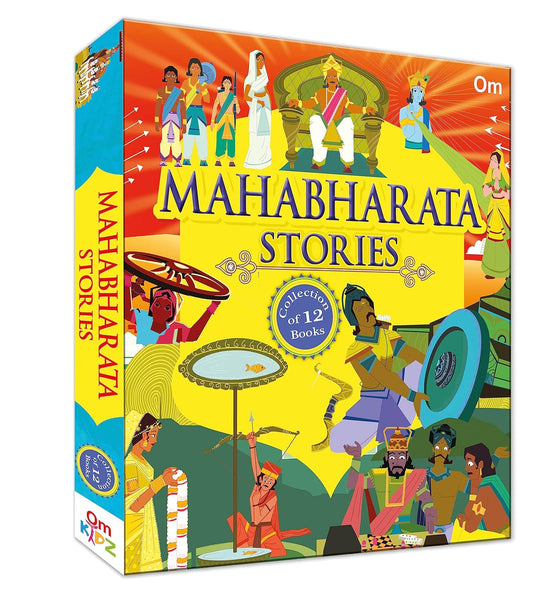 Mahabharata Stories: Collection of 12 books Box set - Om Books - Distacart