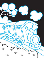 Thumbnail for Dreamland Publications Vehicles Neon Colouring World Book for Kids Age 4 - 7 years with Neon Pens