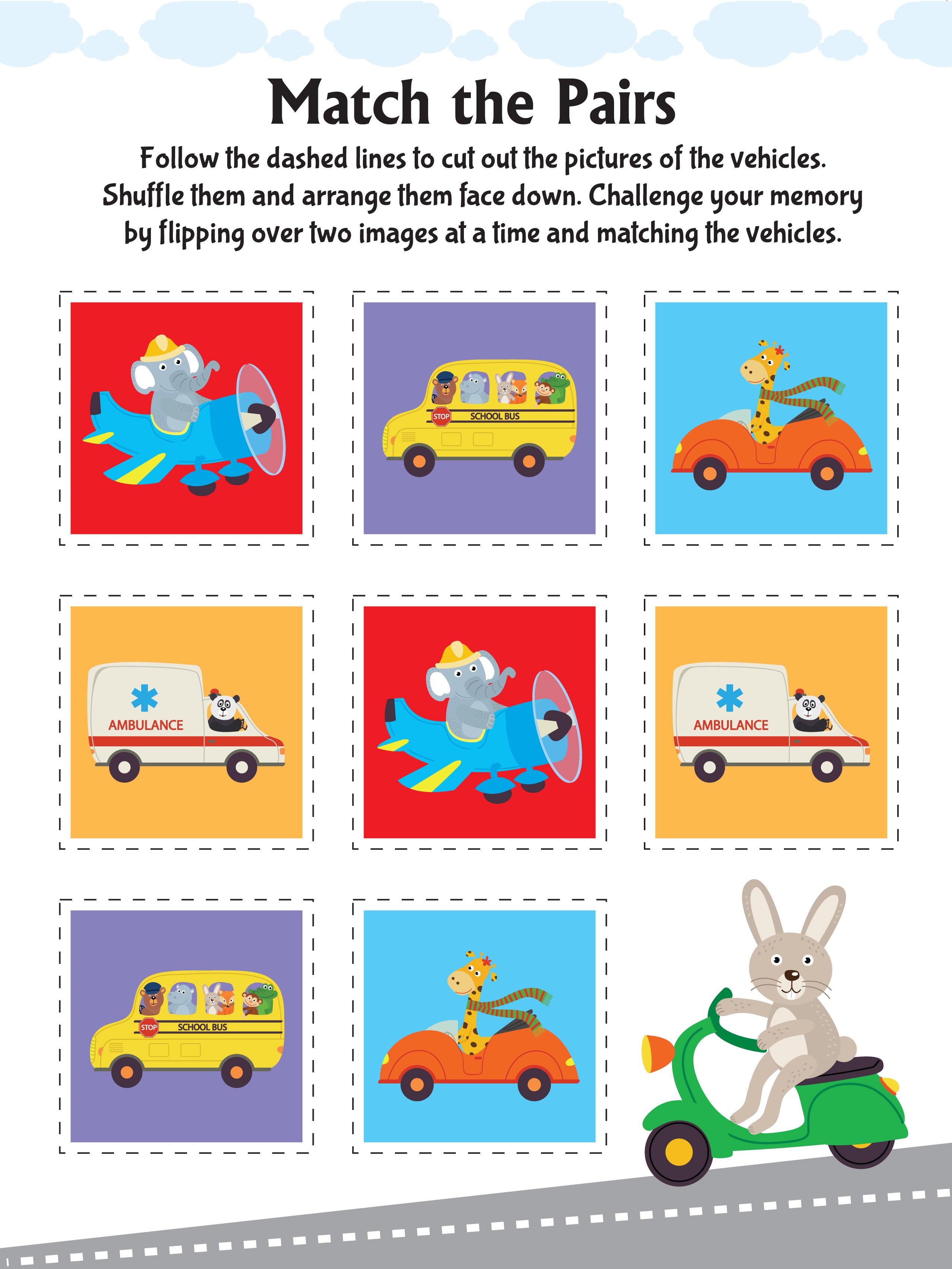 Dreamland Publications Ultimate Vehicles Scissors Skills Activity Book for Kids Age 4 - 7 years | With Child- Safe Scissors, Games and Mask