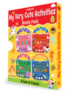 Thumbnail for Dreamland Publications My Very Cute Activities & Colouring Books Pack for Kids Age 3-8 years - A Set of 4 Books