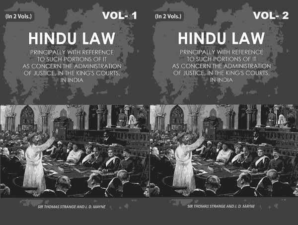 Hindu Law: Principally With Reference To Such Portions Of It As Concern The Administration 2 Vols. Set - Gyan Books - Distacart