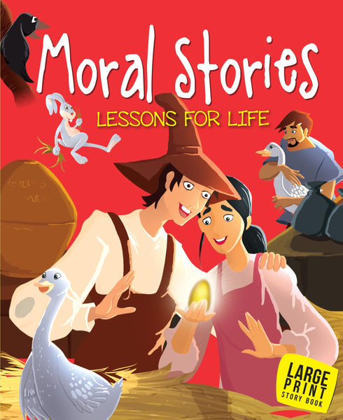 Moral Stories Lessons for Life : Large Print - Om Books - Distacart