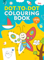 Thumbnail for Dot-to-Dot Colouring Book Level 1 - Om Books - Distacart
