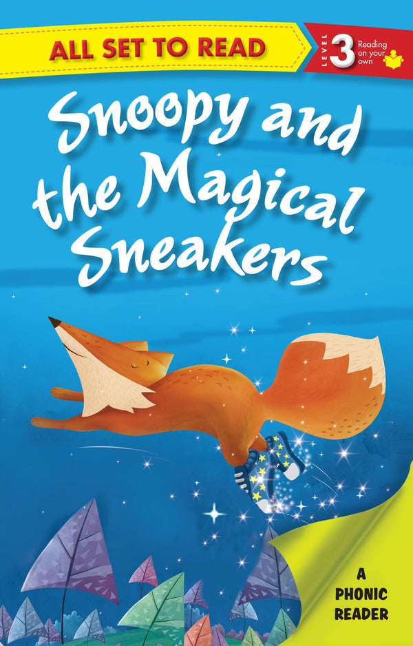 All set to Read A Phonics Reader Snoopy and the Magical Sneakers - Om Books - Distacart