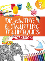 Thumbnail for Drawing & Painting Techniques Workbook Grade 3 - Om Books - Distacart