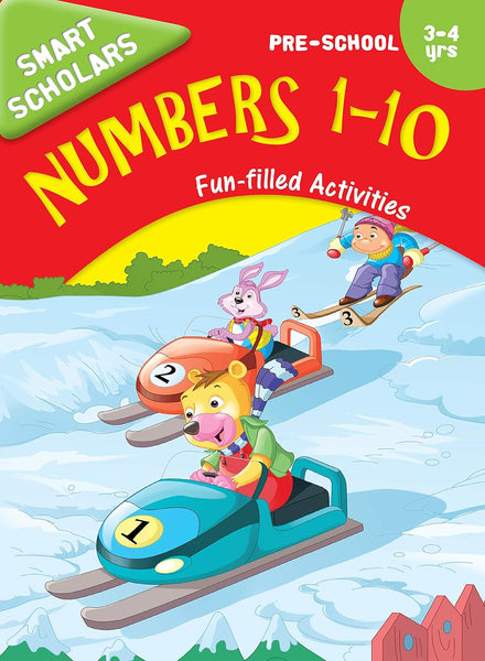 Smart Scholars Pre-School Numbers 1-10 - Om Books - Distacart