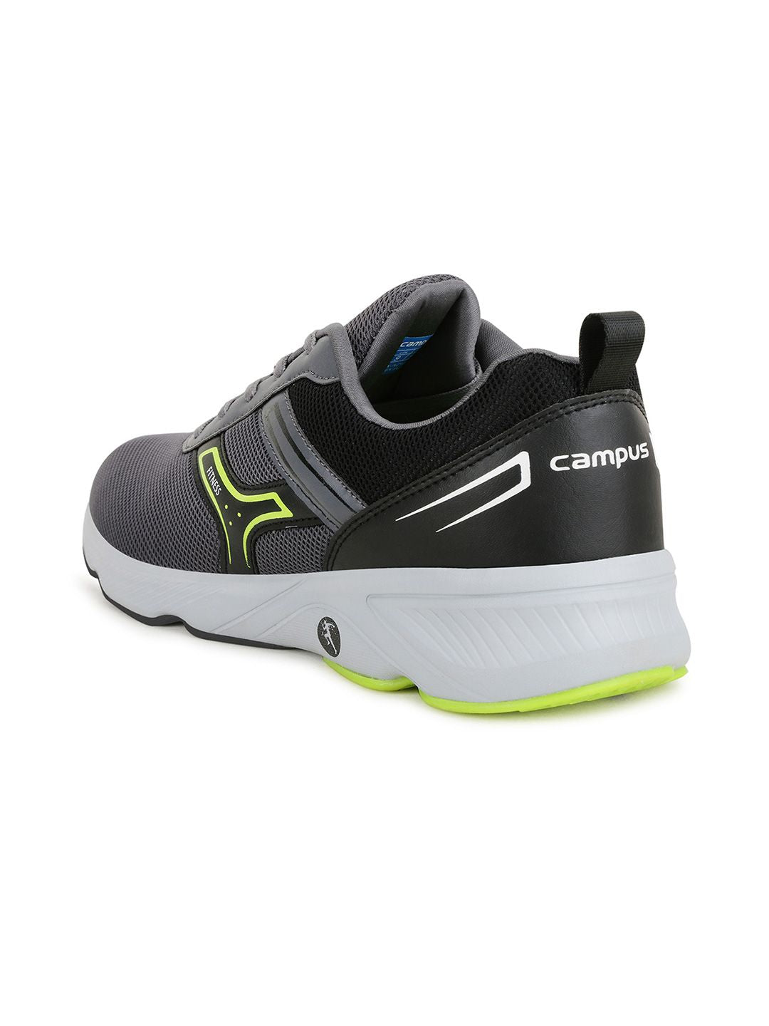 Campus Men Grey Mesh Running Shoes
