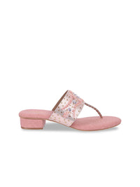 Thumbnail for Metro Embellished Open Toe Block Heels