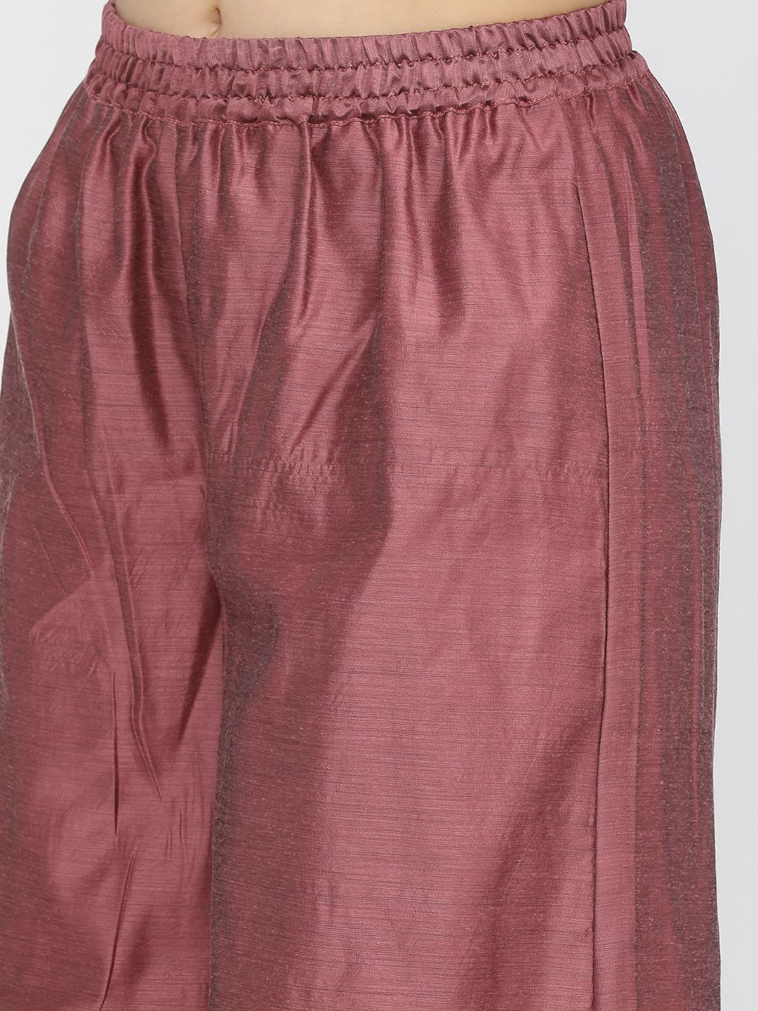 Vishudh Women Pink Regular Kurta with Palazzos & Dupatta - Distacart