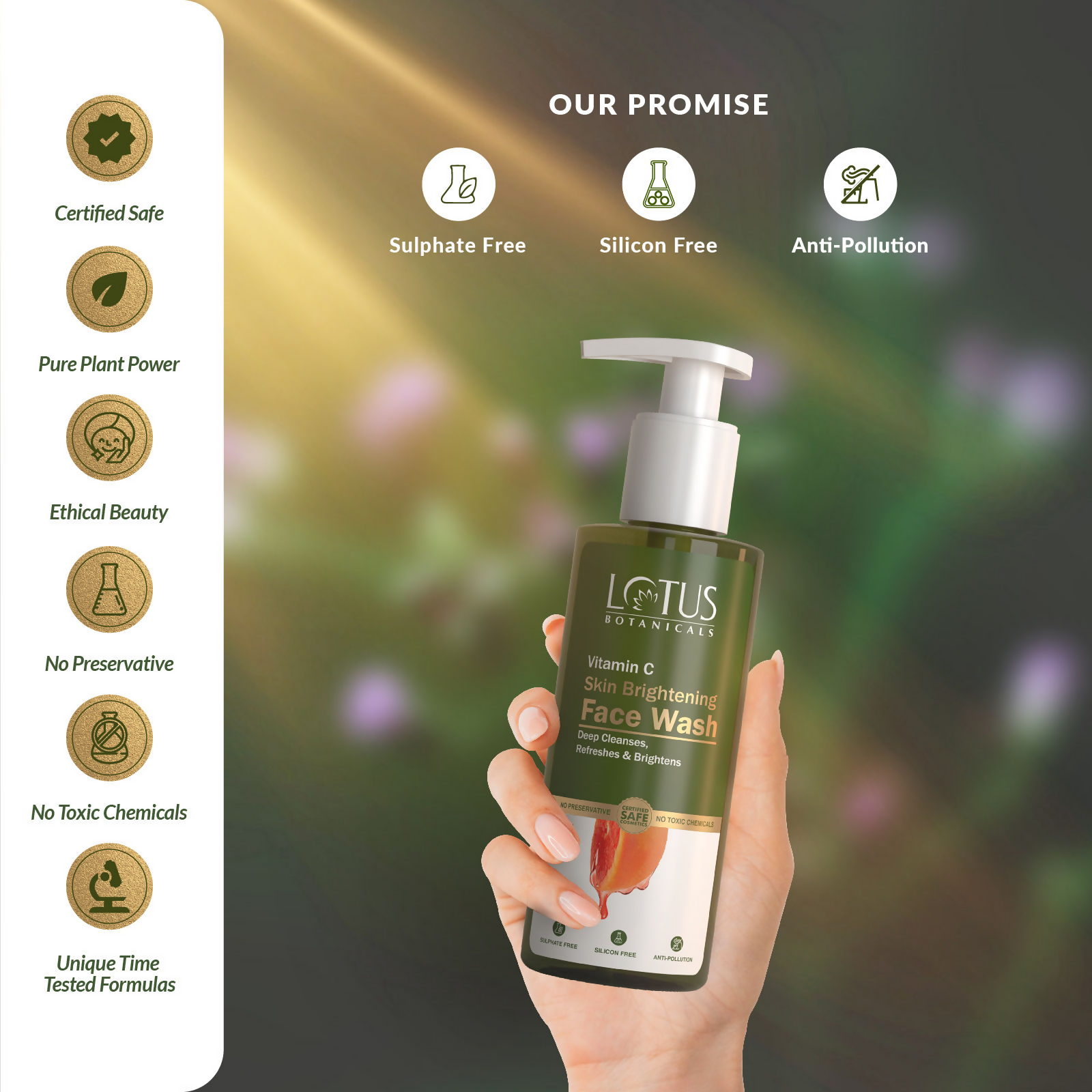 Lotus Botanicals Skin Brightening Face Wash - Distacart