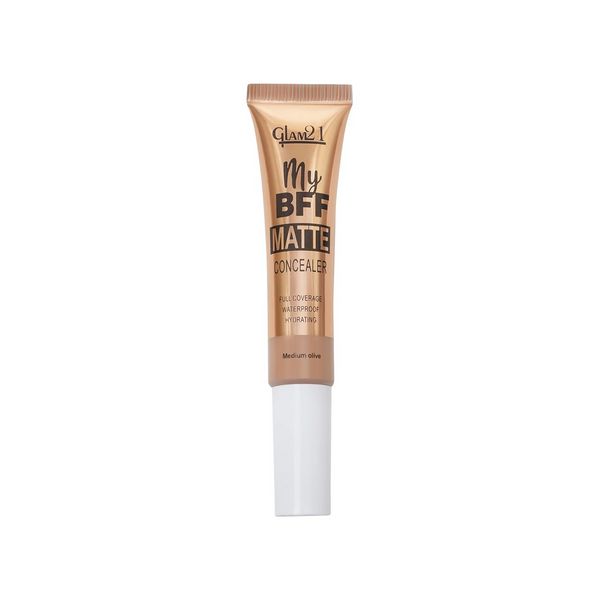 Glam21 My BFF Matte Liquid Concealer For All Skin Tone Matte Finish - Medium Olive - Distacart
